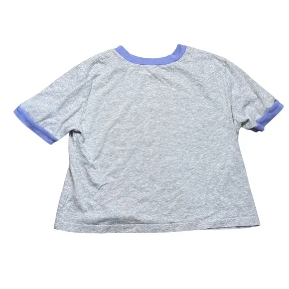 Taylor Swift Midnights Karma Is My Boyfriend Cropped Ringer T Shirt Size Medium - Picture 2 of 3